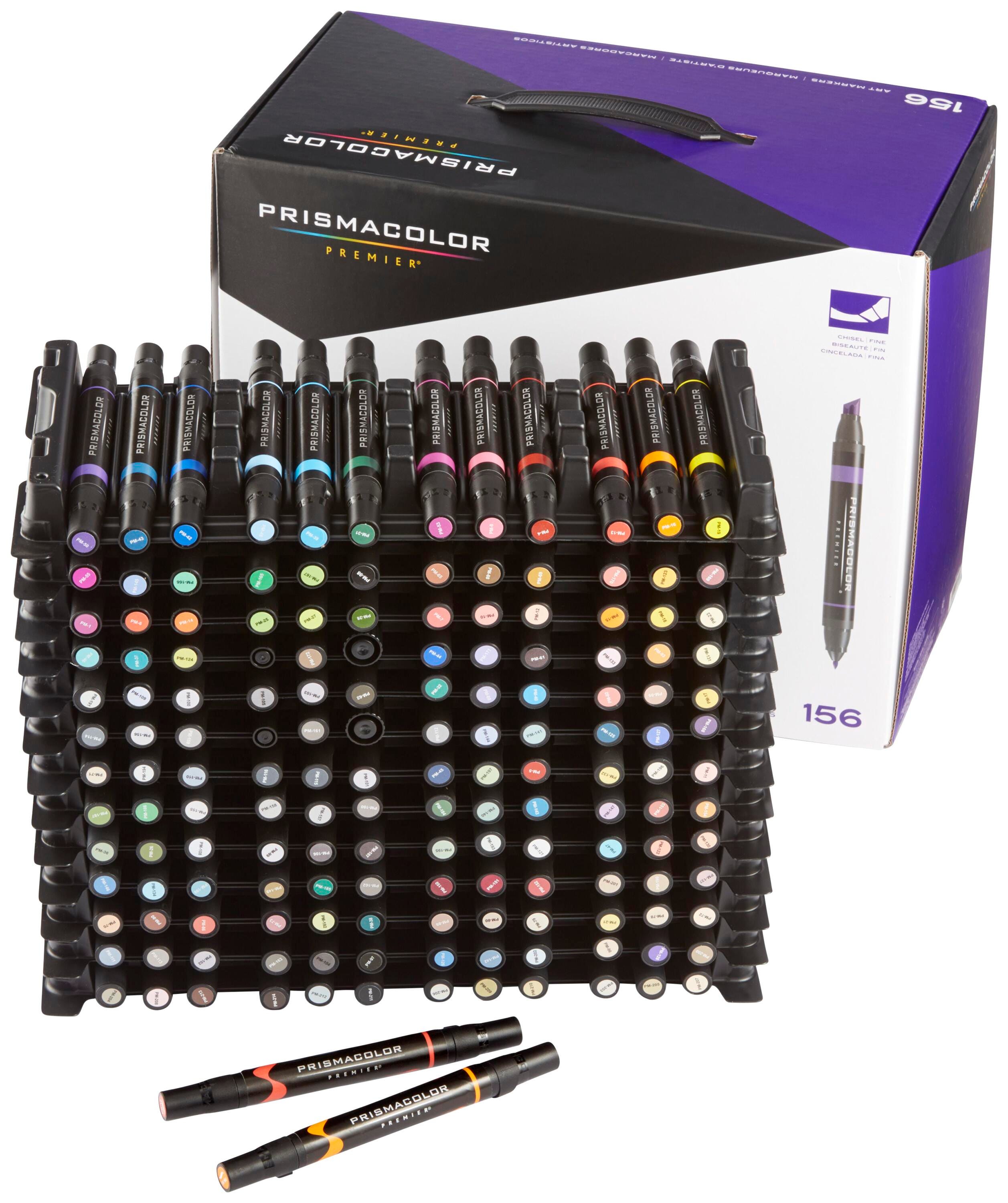 Prismacolor 48 hot Art Markers Chisel/Fine